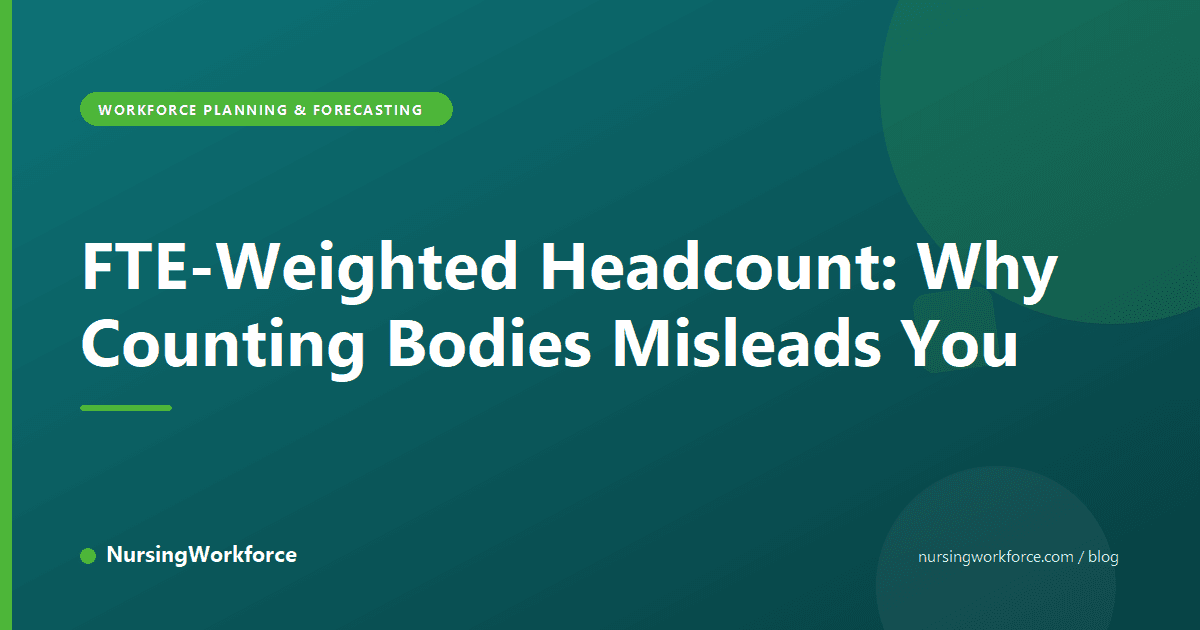 FTE-Weighted Headcount: Why Counting Bodies Misleads You