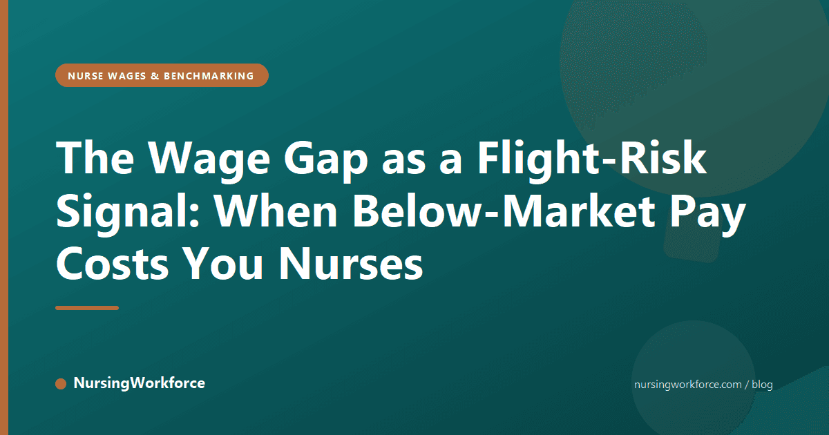 The Wage Gap as a Flight-Risk Signal: When Below-Market Pay Costs You Nurses