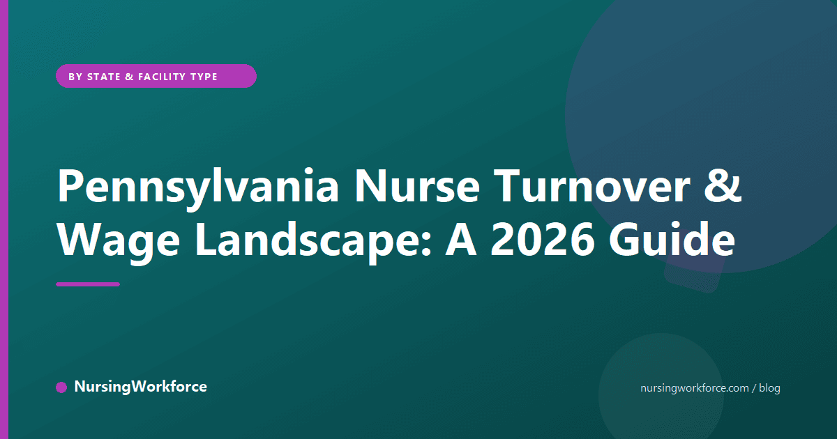 Pennsylvania Nurse Turnover & Wage Landscape: A 2026 Guide