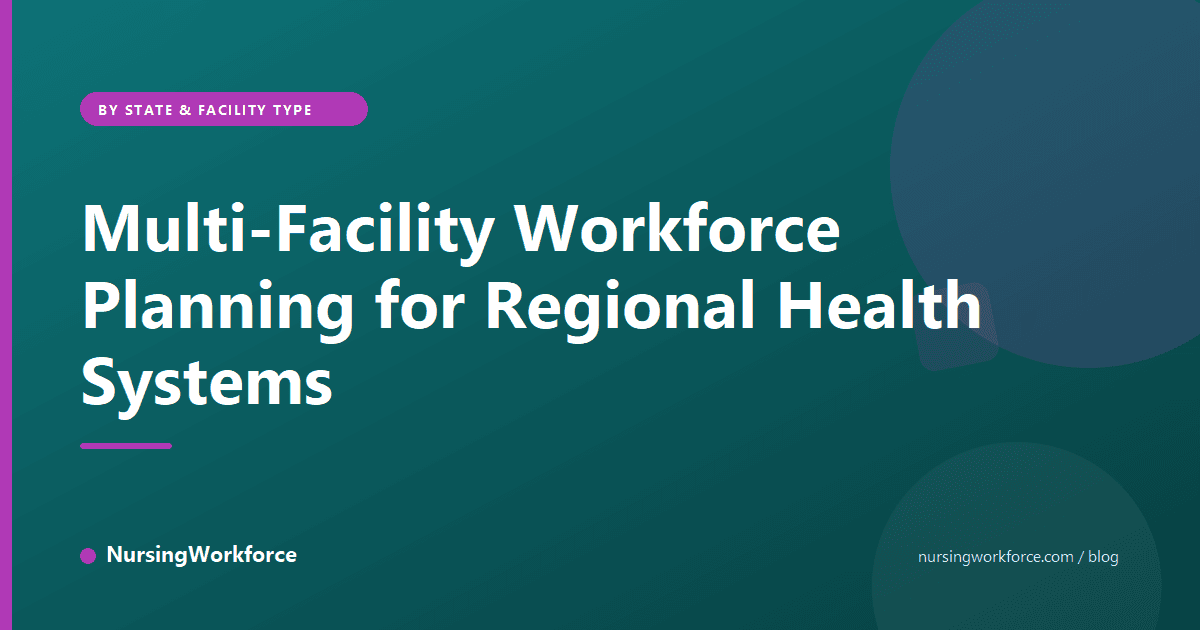 Multi-Facility Workforce Planning for Regional Health Systems
