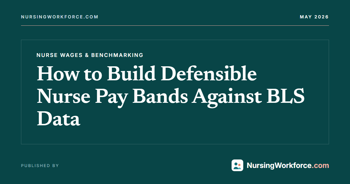 How to Build Defensible Nurse Pay Bands Against BLS Data