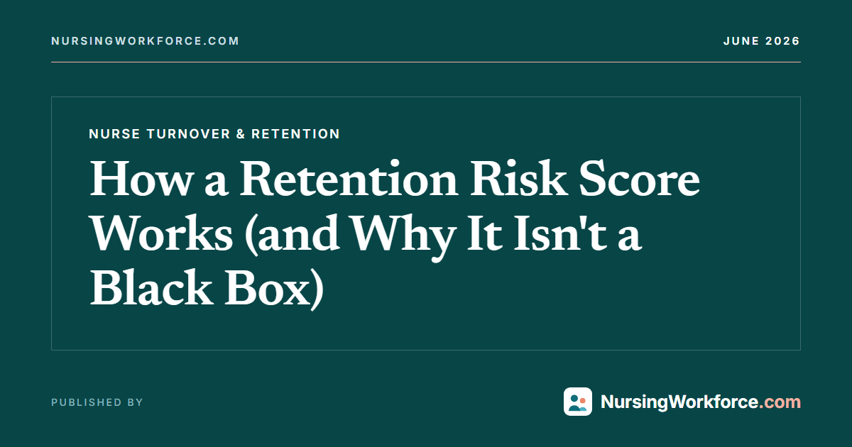 How a Retention Risk Score Works (and Why It Isn't a Black Box)