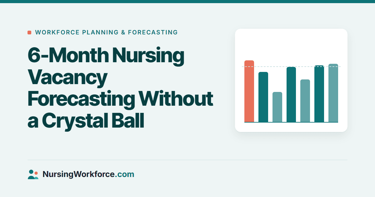 6-Month Nursing Vacancy Forecasting Without a Crystal Ball