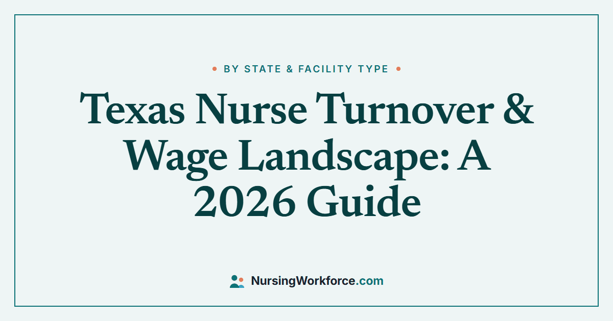 Texas Nurse Turnover & Wage Landscape: A 2026 Guide