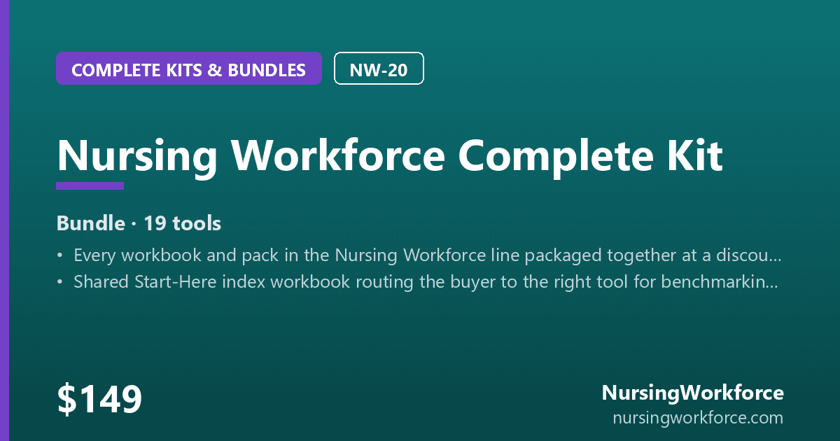 Nursing Workforce Complete Kit